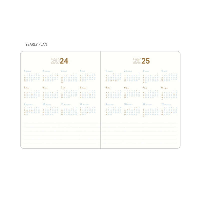 Yearly plan - 2024 Making Memory Small Wide Dated Monthly Planner Agenda