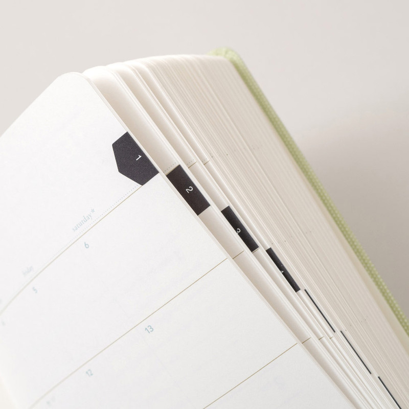 Index sticker - 2024 Making Memory Small Wide Dated Monthly Planner Agenda