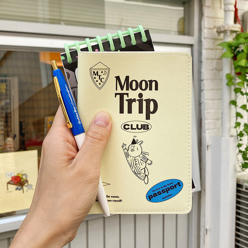Nostingker Moon Trip Club Passport Holder Cover