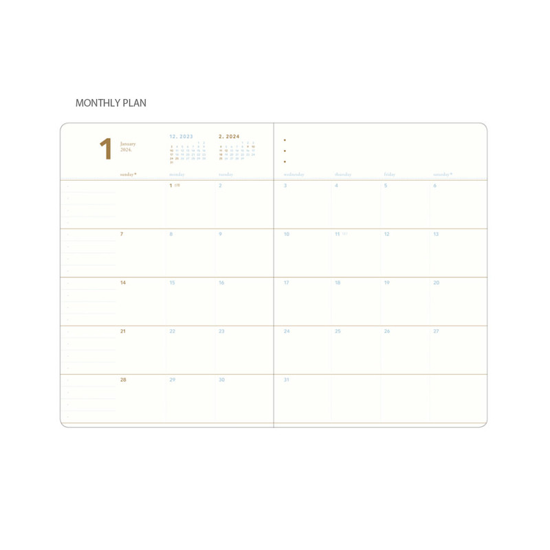 Monthly plan - 2024 Making Memory B6 Small Dated Daily Diary Agenda Monthly plan - 2024 Making Memory B6 Small Dated Daily Diary Agenda