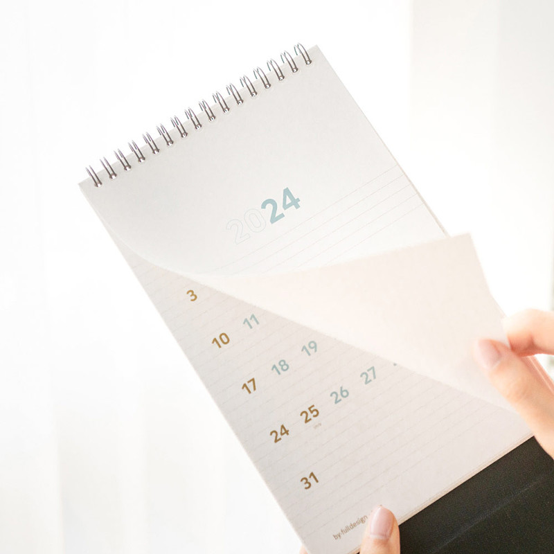 2024 Simple Long Standing Flip Desk Calendar 2024 Simple Long Standing Flip Desk Calendar