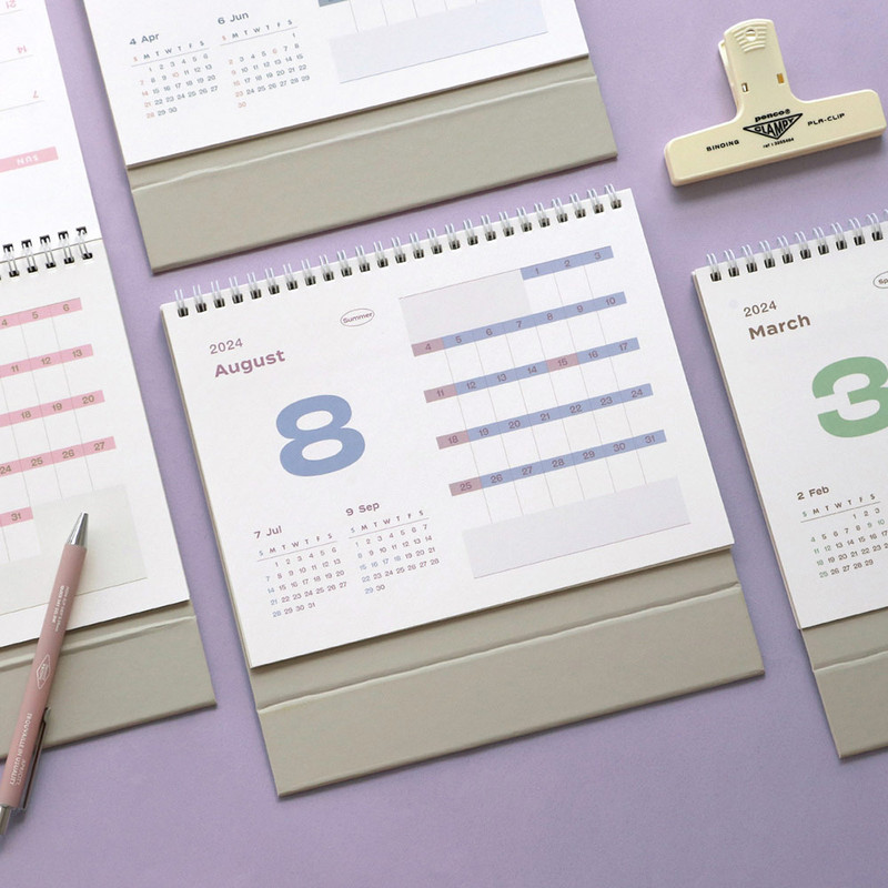 Monthly scheduler(back) - Iconic 2024 Color Palette Standing Monthly Desk Calendar Monthly scheduler(back) - Iconic 2024 Color Palette Standing Monthly Desk Calendar