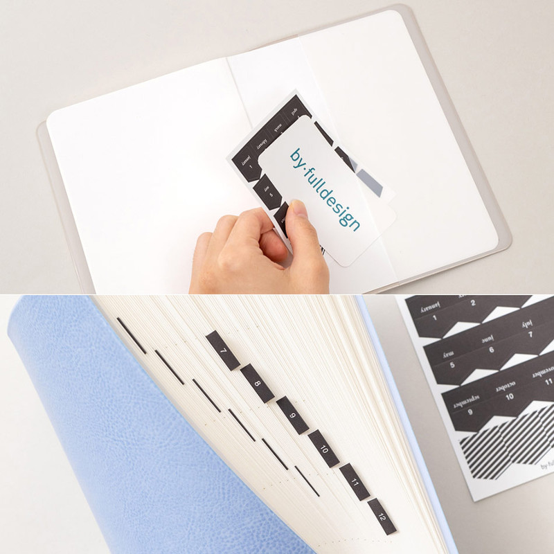 Detail of 2024 Notable Memory Slim B6 Dated Weekly Planner Agenda