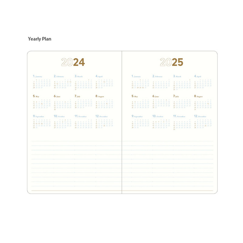 Yearly plan - 2024 Notable Memory Twin-Wire Dated Monthly Planner