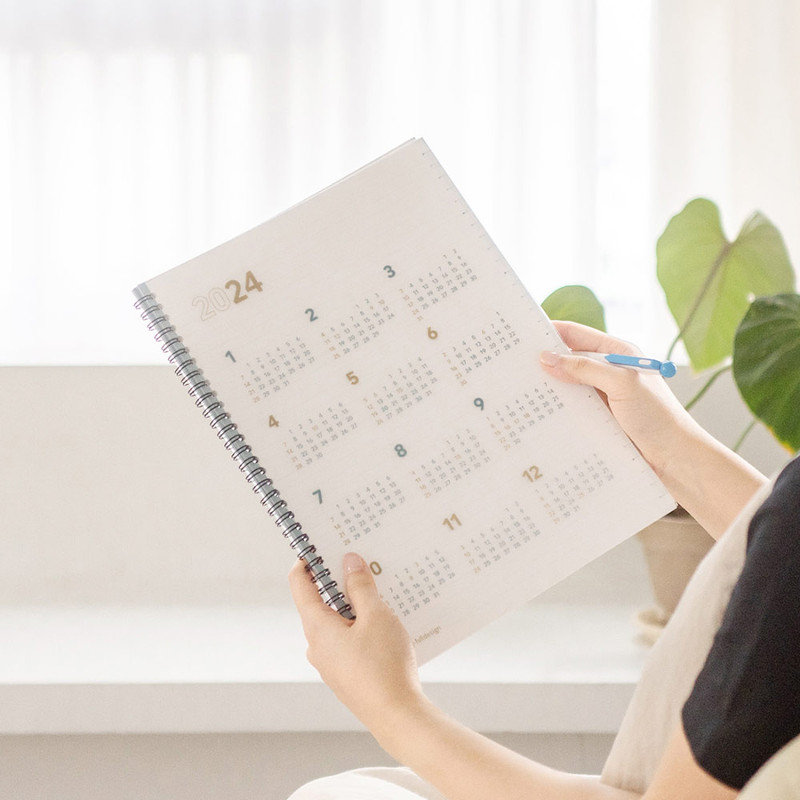 PP cover with a 2024 calendar