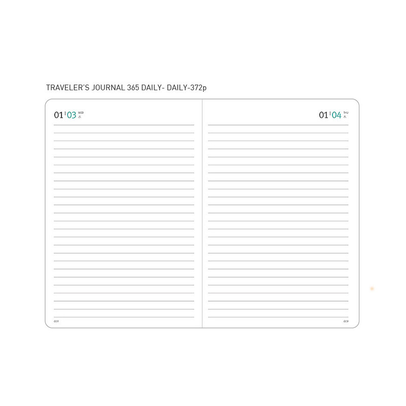 DAILY PLAN - MINIBUS 2024 Traveler's 365 Dated Daily Journal Diary