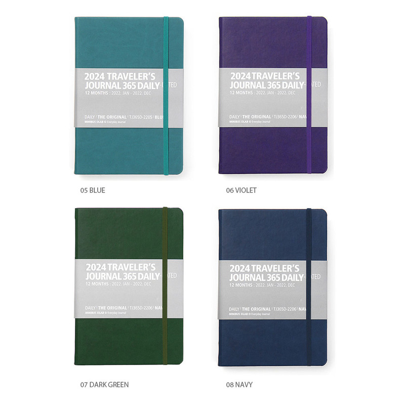 COLORS - MINIBUS 2024 Traveler's 365 Dated Daily Journal Diary