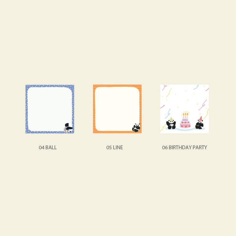 Hello Bao Pattern Notepad 40 Sheets V2