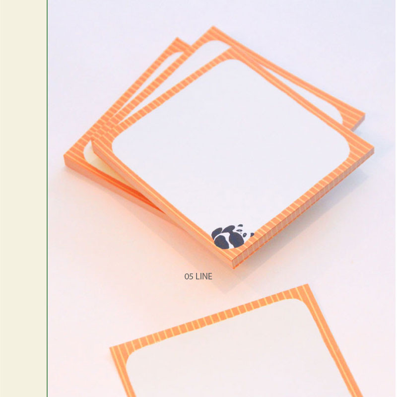 Line - Hello Bao Pattern Notepad 40 Sheets V2