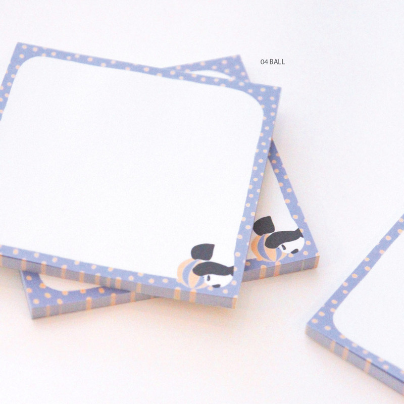 Ball - Hello Bao Pattern Notepad 40 Sheets V2