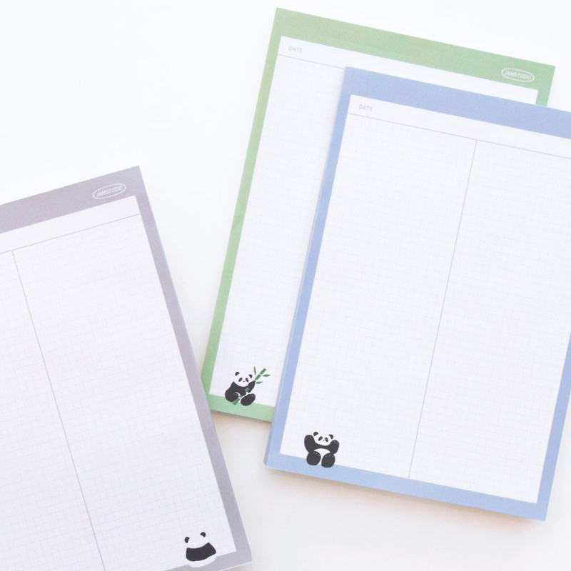 Hello Bao A5 Sized Grid Notepad 40 Sheets