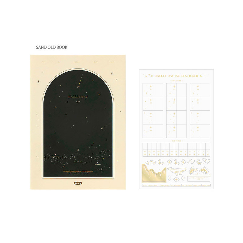 Sand Old Book - 2024 Halley Day B6 Dated Weekly Planner Agenda