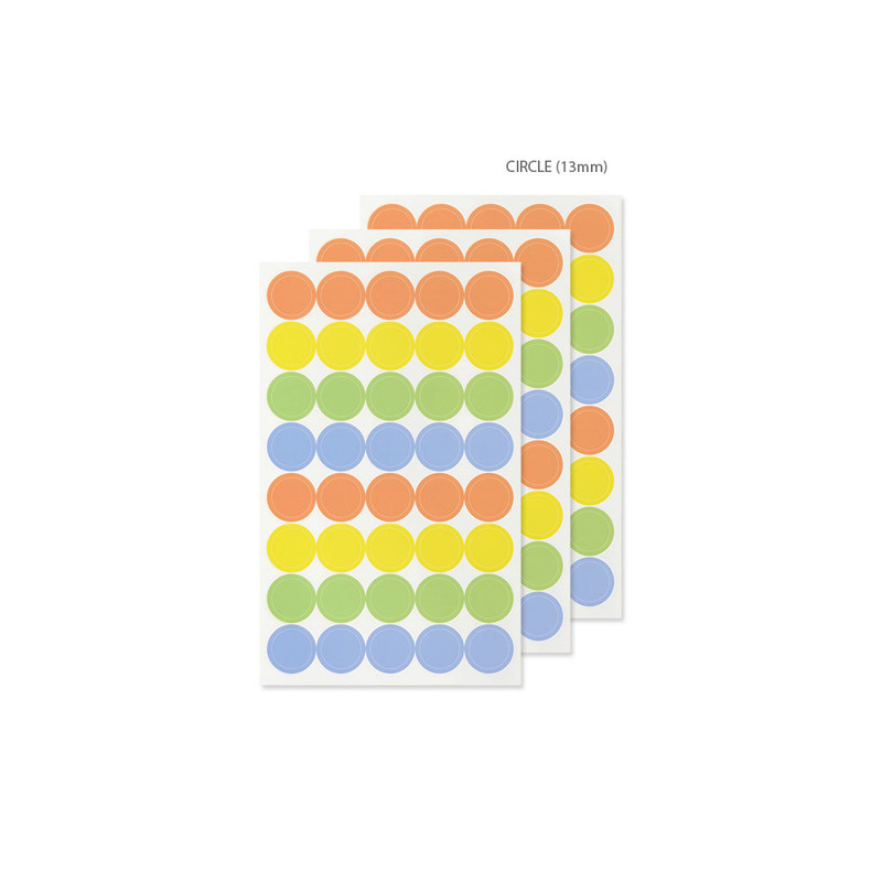 Table Talk Colorful Clear Stickers Set Table Talk Colorful Clear Stickers Set