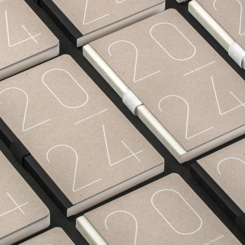 2024 Premium Natural Dated Monthly Planner Agenda