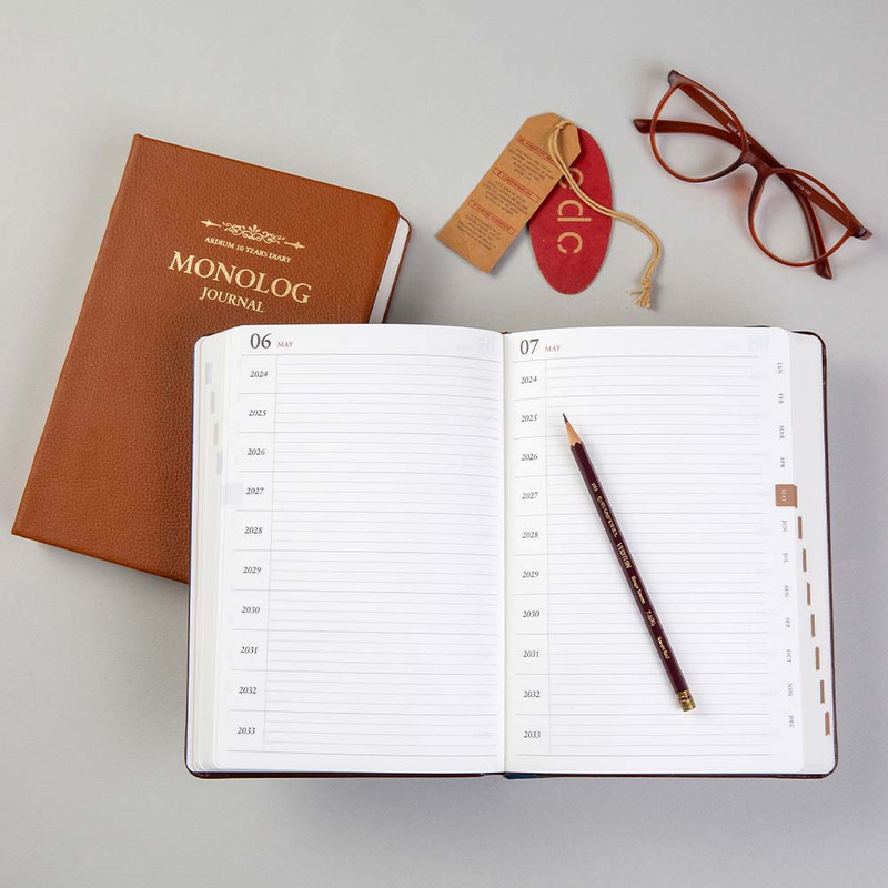 Daily note - 2024-2033 10 Years Monolog Journal Diary