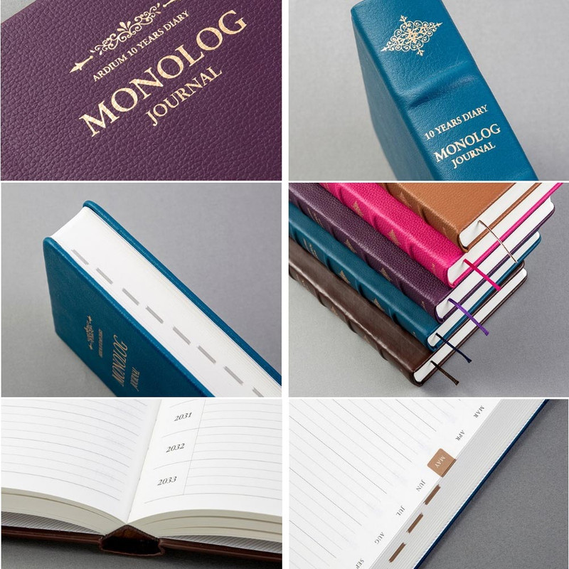 Detail of 2024-2033 10 Years Monolog Journal Diary