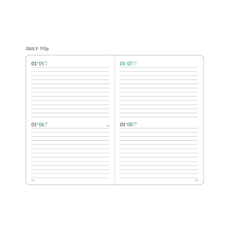 Daily - 2024 Travelers Dated Daily Diary Journal