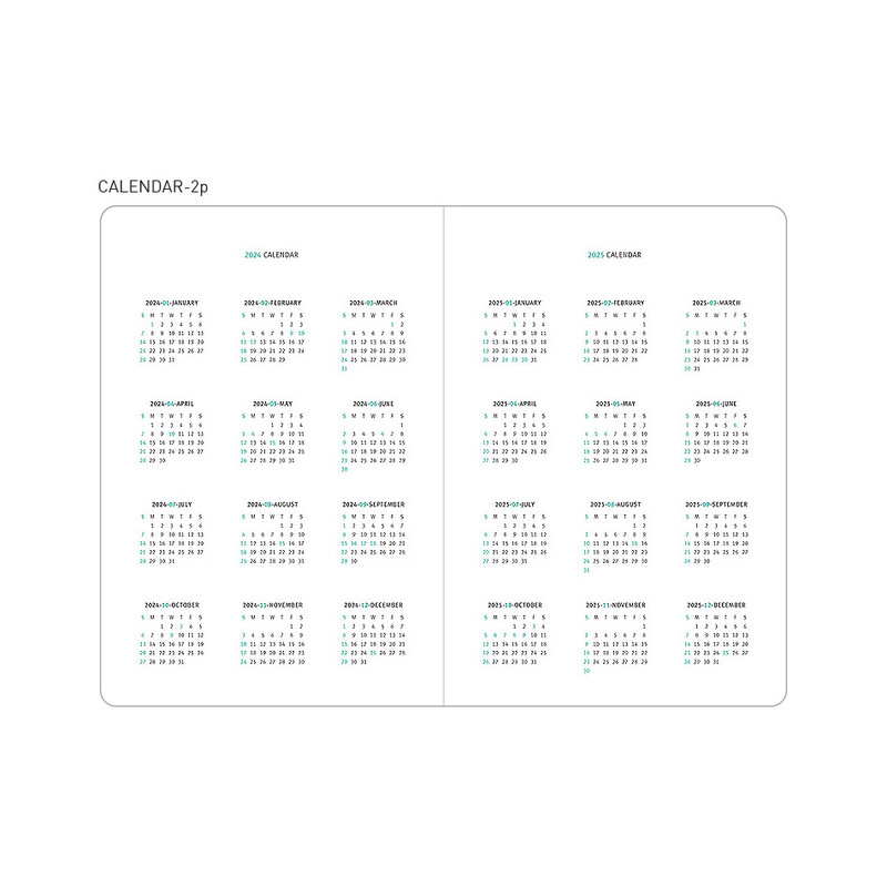 Calendar - 2024 Travelers Dated Daily Diary Journal