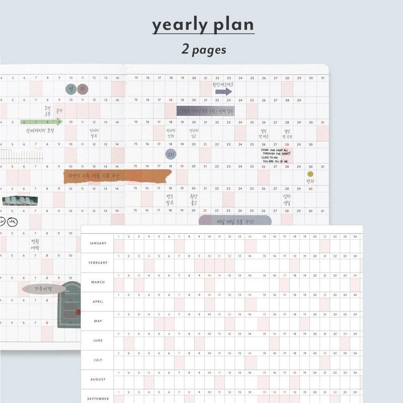 Yearly plan - 2024 Journal Journey A5 Dated Weekly Planner Diary