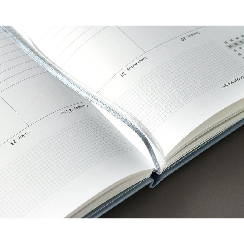 Two ribbon bookmarks - 2024 Brilliant Dated Daily Diary Planner Two ribbon bookmarks - 2024 Brilliant Dated Daily Diary Planner