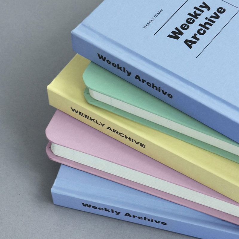 Detail of 2024 Archive Hardcover Small Dated Weekly Planner