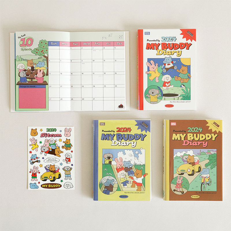 2024 My Buddy B6 Dated Weekly Diary Planner