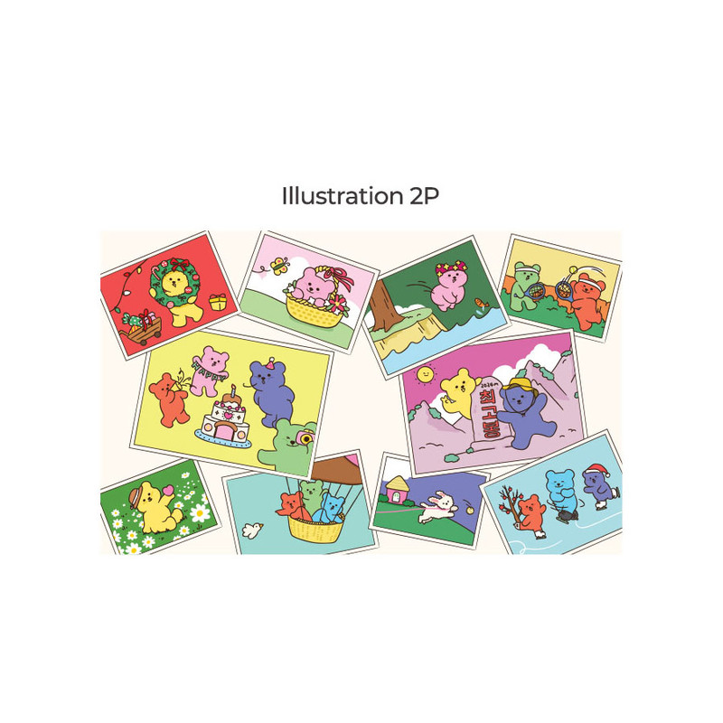 2024 Jelly Bear Dated Weekly Diary Planner