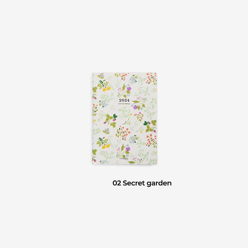 Secret garden - 2024 Keep The Memory B6 Dated Weekly Planner