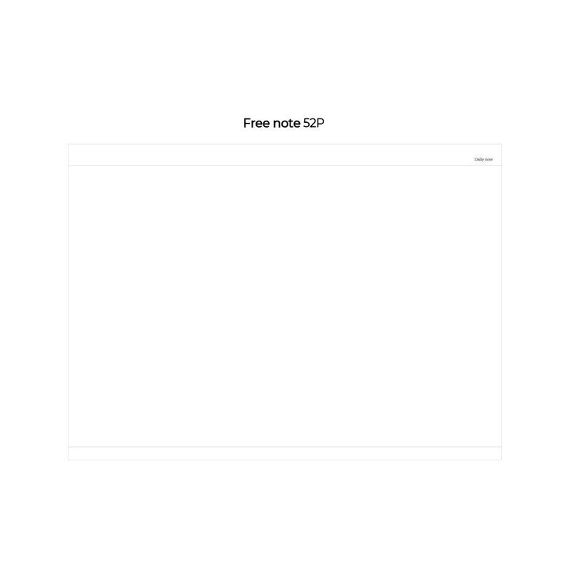Plain note - 2024 Keep The Memory B6 Dated Weekly Planner