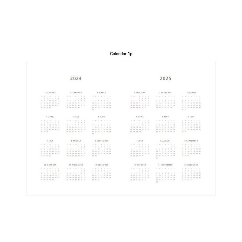 Calendar - 2024 Make a Plan Dual A4 Dated Monthly Desk Planner