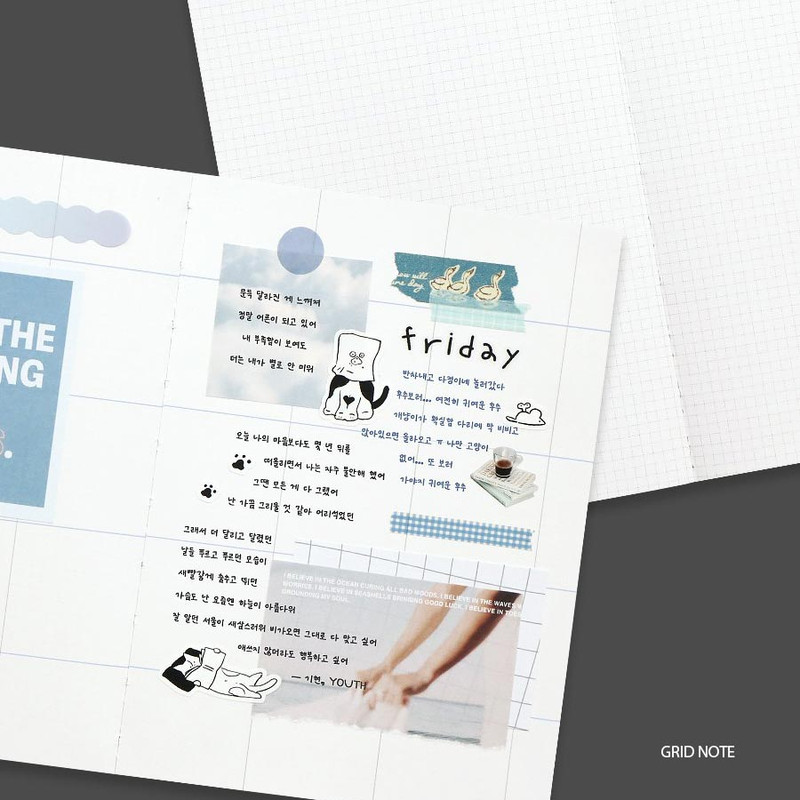 Grid note - 2024 Moodscape Dated Weekly Diary Planner