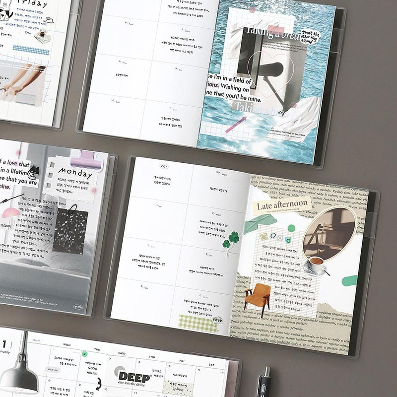 Weekly plan - 2024 Moodscape Dated Weekly Diary Planner