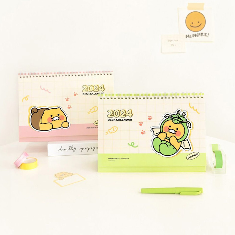 2024 Choonsik Monthly Standing Flip Desk Calendar