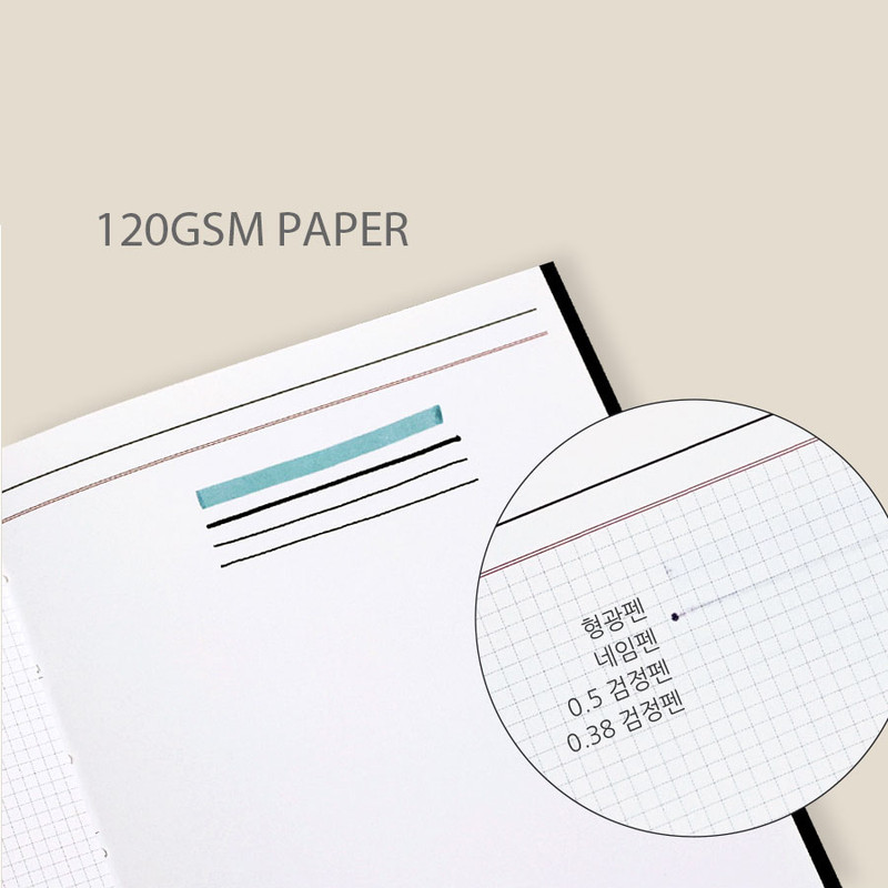 120gsm paper -  2024 The Classic B5 Dated Monthly Planner