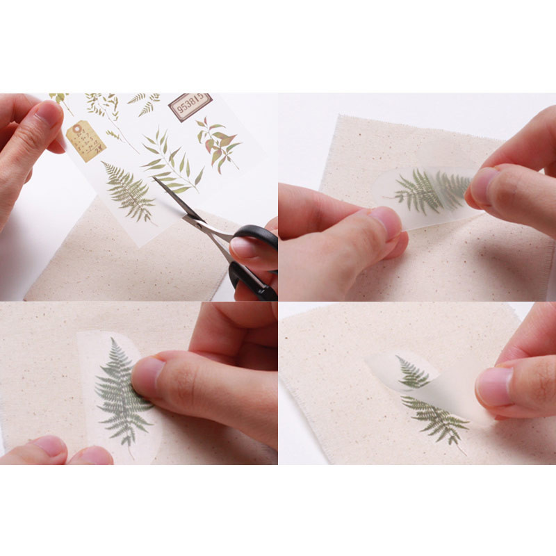 How to use - APPREE Botanical Yellow Rub-On Sticker Pack