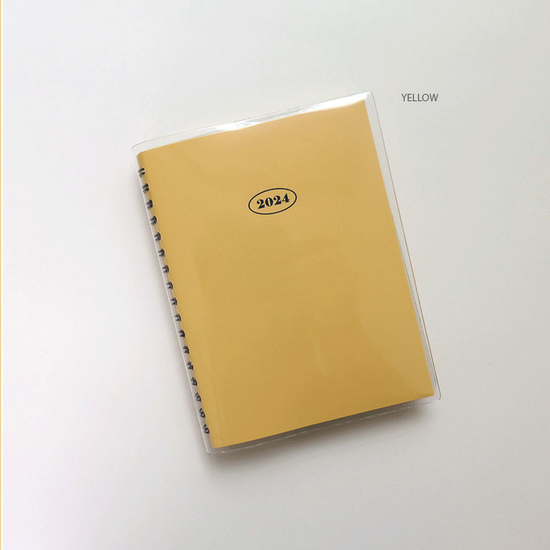 Yellow - 2024 The Memo Life A6 Spiral Daily Diary Planner Yellow - 2024 The Memo Life A6 Spiral Daily Diary Planner