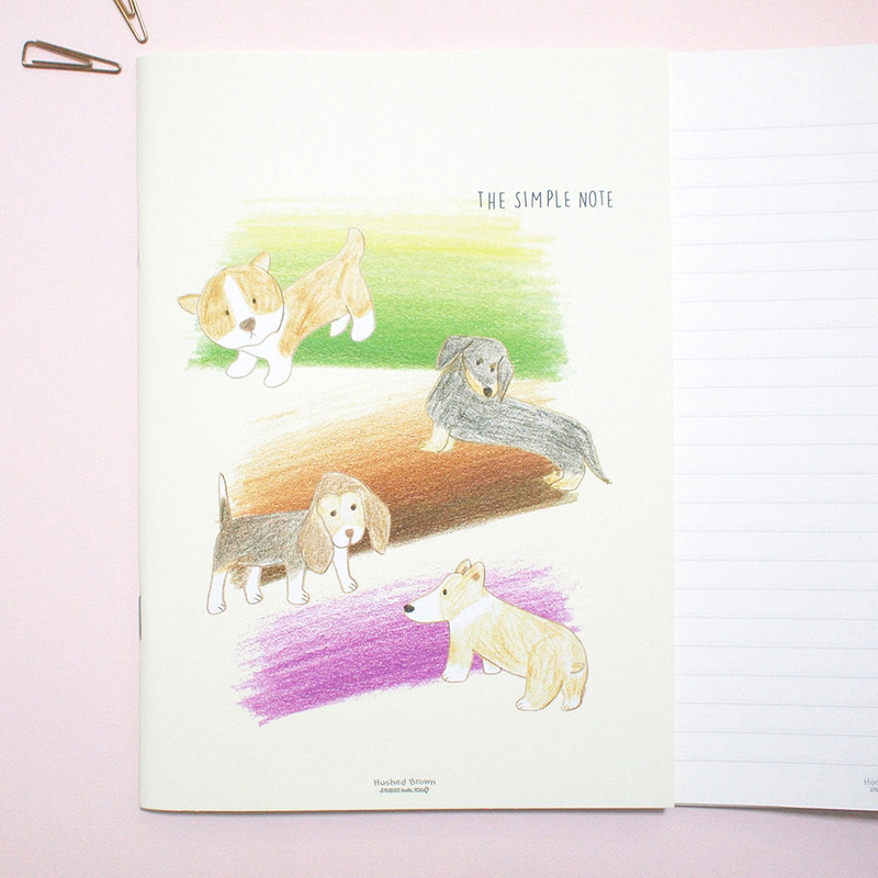 Hushed Brown The Simple A5 Lined Notebook (Draw) Hushed Brown The Simple A5 Lined Notebook (Draw)