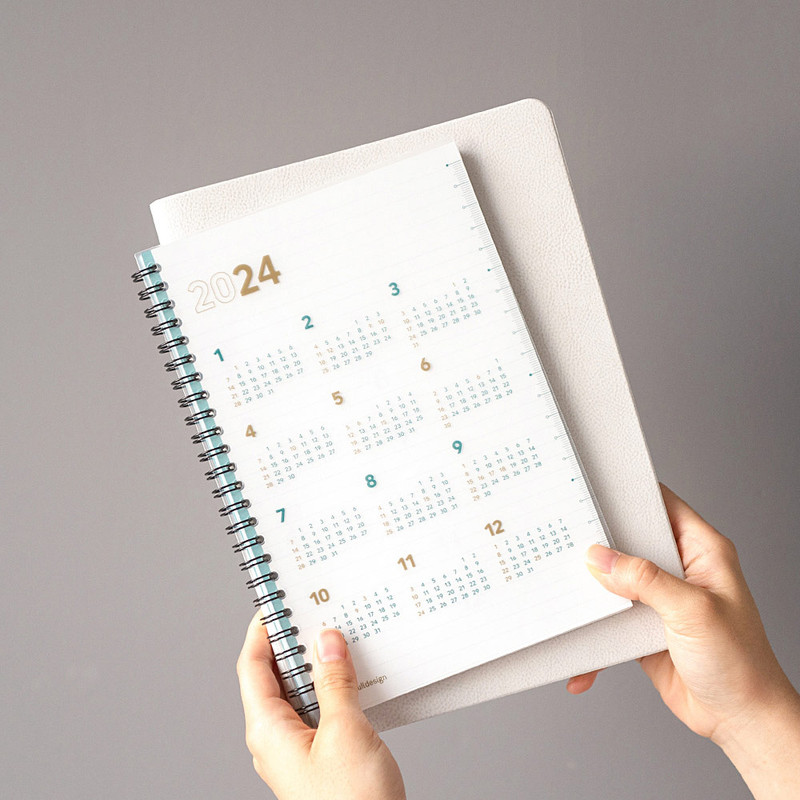 2024 Second A5 Medium Twin Wire Dated Weekly Planner