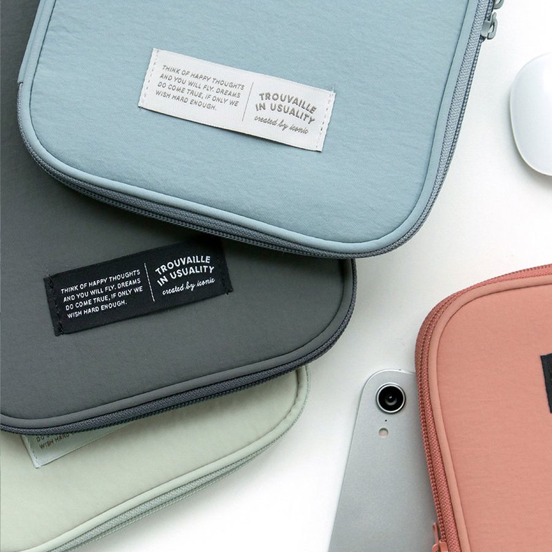 Detail of Opening Gadget and Cable Organizer Zipper Pouch Detail of Opening Gadget and Cable Organizer Zipper Pouch