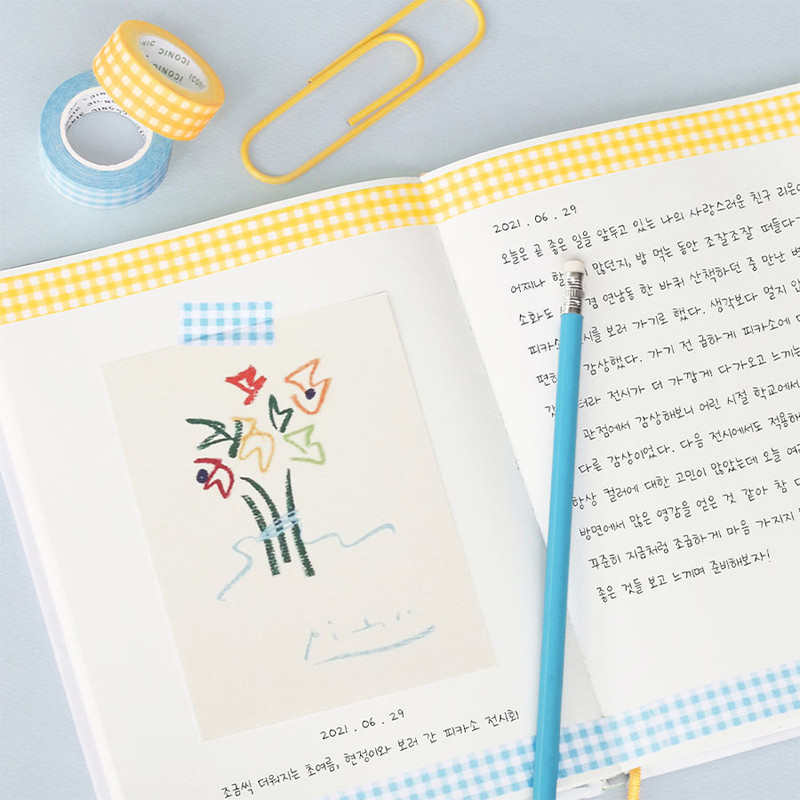 Pattern Gingham Paper Masking Tape