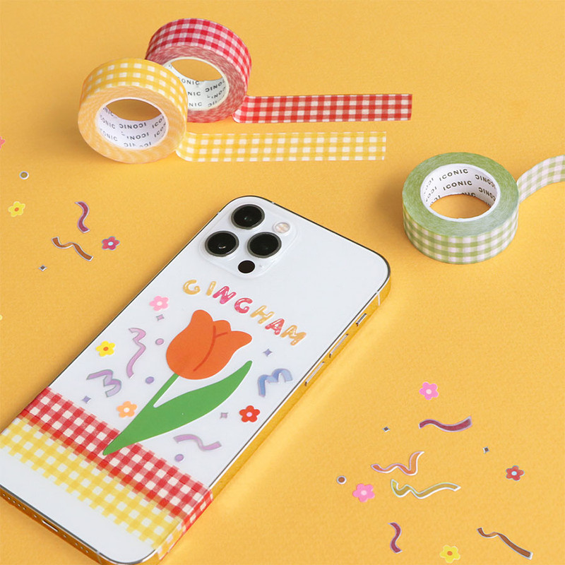 Pattern Gingham Paper Masking Tape