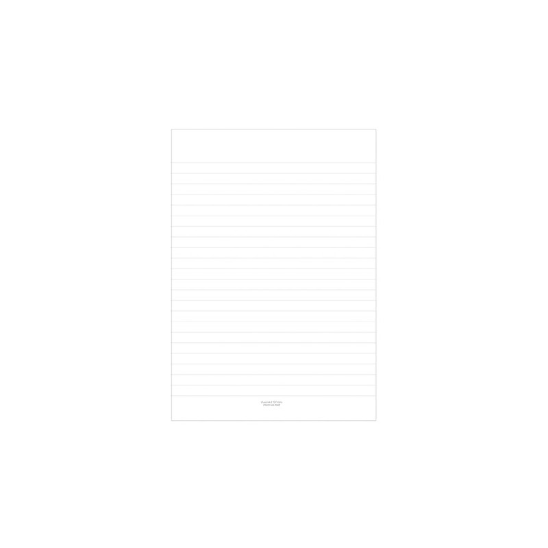 Lined note - The Simple Time Frame A5 Lined Notebook (Face)