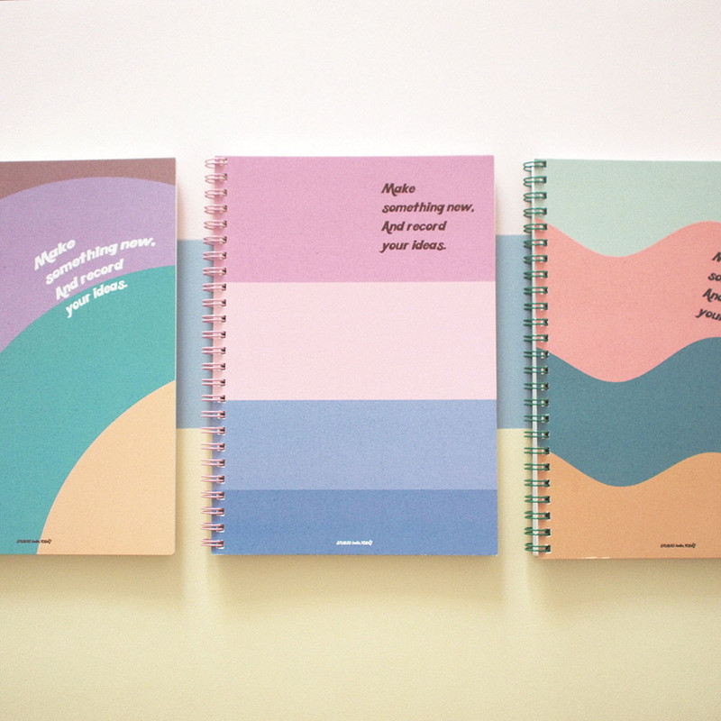 Make Something New A5 Twin Wire Plain Notebook