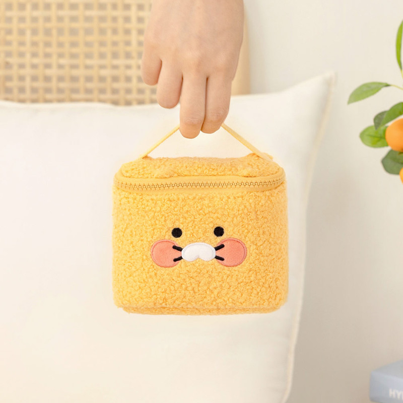 Top handle - Kakao Friends Choonsik Boucle Cube Pouch