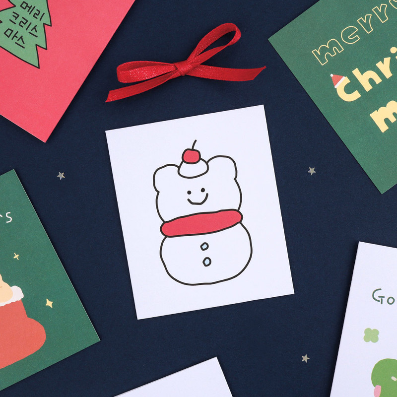 02 - Merry Christmas Mini Card And Envelope Set 02 - Merry Christmas Mini Card And Envelope Set