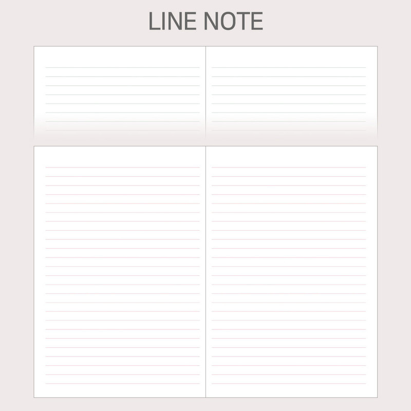 Lined note - 2024 Hello B6 Dated Weekly Diary Planner