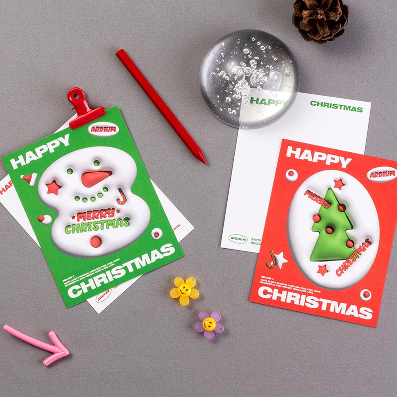 Happy Christmas Greeting Card with Envelope Happy Christmas Greeting Card with Envelope