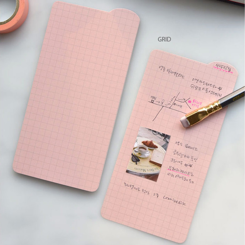 Grid - Plepic Lineup Long Index Sticky Notepad Grid - Plepic Lineup Long Index Sticky Notepad