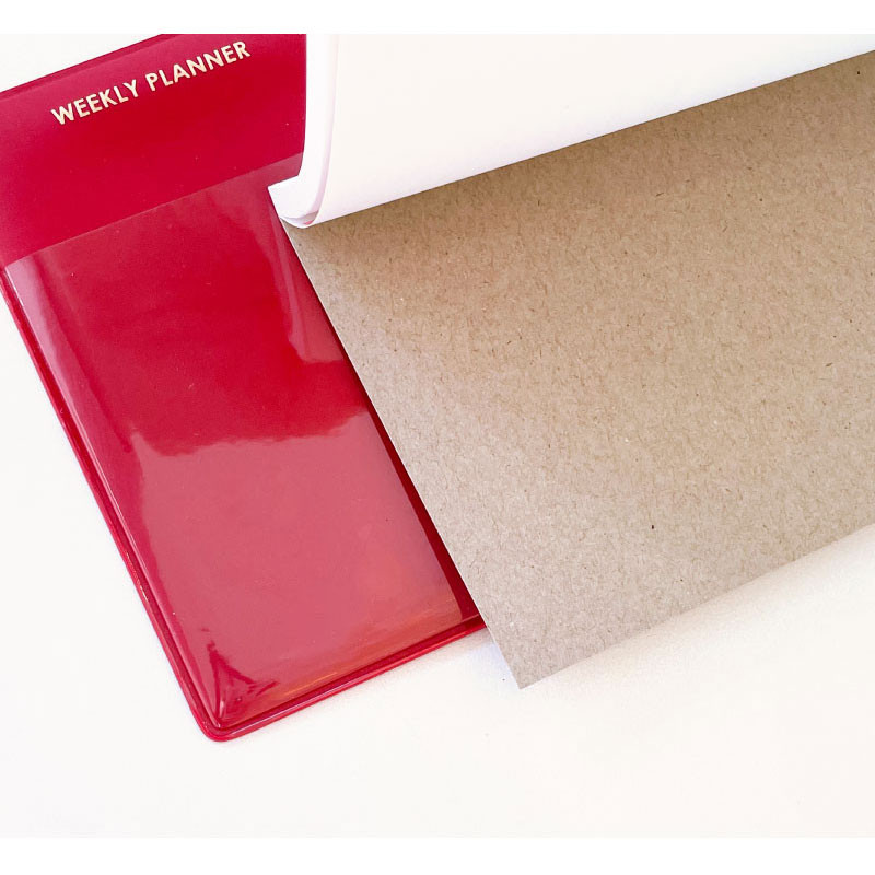 Backboard - Jam studio Grid Undated Weekly Desk Pad Planner Backboard - Jam studio Grid Undated Weekly Desk Pad Planner