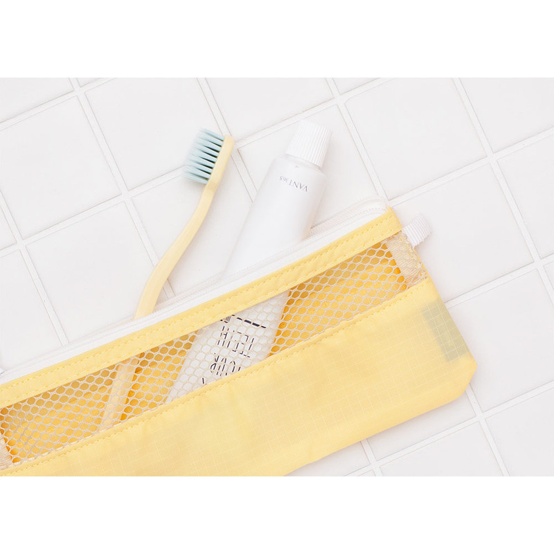 Lemon yellow - 2NUL Daily Toothbrush Slim Zipper Pouch